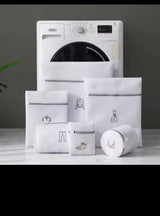 6pcs Zipper Mesh Laundry Bags – Durable Wash Bags for Delicates & Clothing Protection