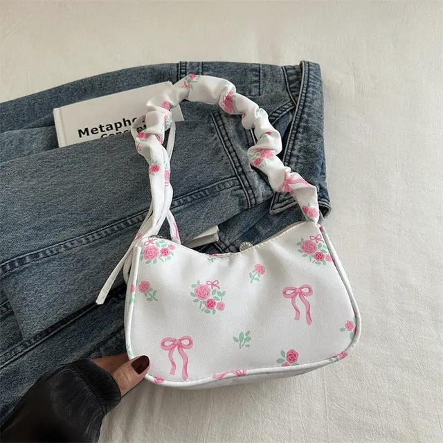Floral Print Design Shoulder Bag Shoulder bag Shoulder Bags