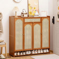 Wooden Bamboo Shoe Rack / Storage Cabinet Shoe Racks
