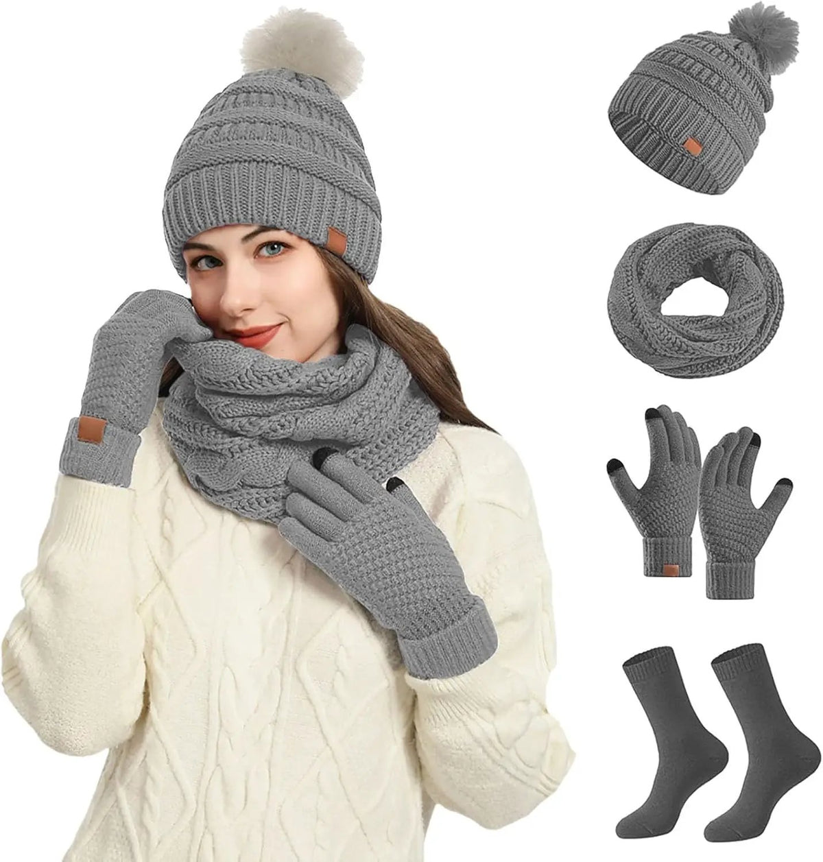 4 in 1 Knit Winter Set Knit winter set Outfit Sets