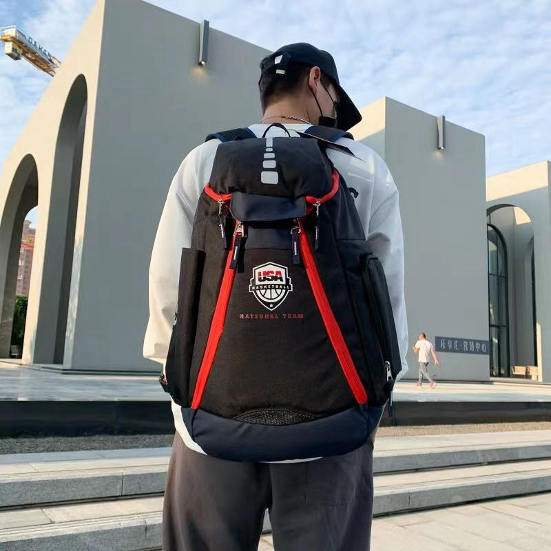 Nike Hoops Elite Backpack – Large Capacity Waterproof Oxford Bag