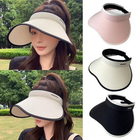 Product Title: Summer Straw Sun Visor Hat with Wide Brim UV Protection Sun Hats
