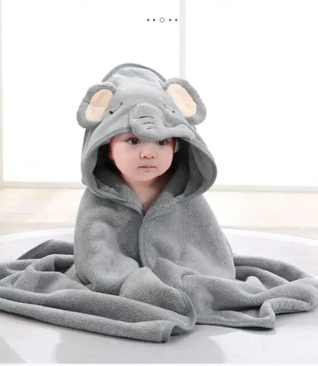 Animal Print Baby Hooded Towel Baby & Kids Baby Bathing