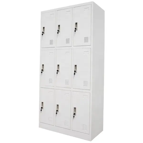 12-Door Metal Locker Cabinet – Secure Multi-Compartment Storage with Locks for Office or Gym Use- Furaha Finds Kenya