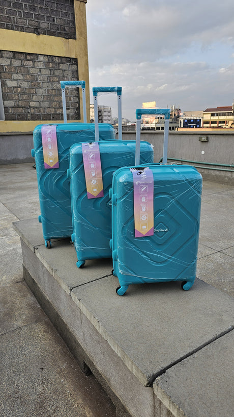 Furaha Finds 3 in 1 luxurious unbreakable PP suitcase set