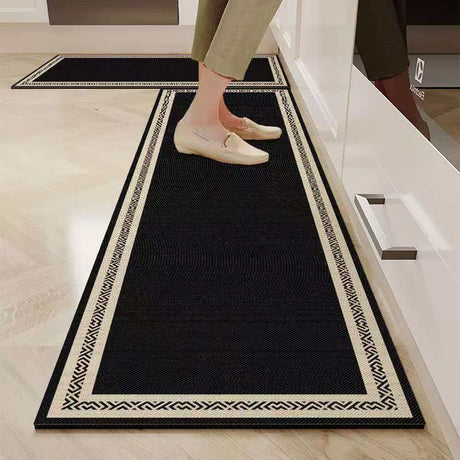 2 Pc Rubber Bottom Anti-Slip Kitchen Mat Set Kitchen mat Rugs