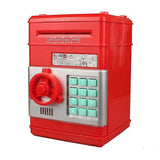Electronic ATM Piggy Bank - Password Money Box with Auto Cash Counter