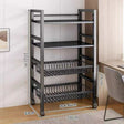 Metallic Kitchen Rack 5 Tier & 4 Tier Heavy Duty Storage Shelf Organizer- Furaha Finds Kenya