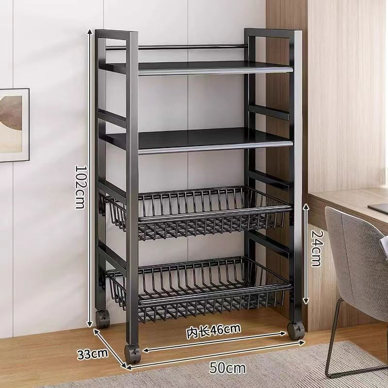 Metallic Kitchen Rack 5 Tier & 4 Tier Heavy Duty Storage Shelf Organizer- Furaha Finds Kenya