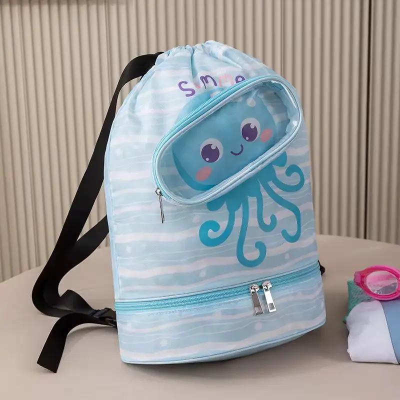 Kids' Cartoon Drawstring Swim Bag Swim bag Backpacks
