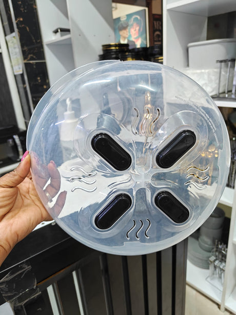 Magnetic Microwave Food Cover – Oil Proof with Ventilation