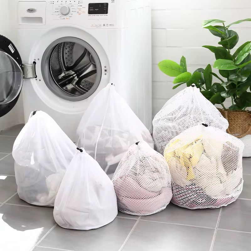 3 Piece Set Reusable Mesh Laundry Net Bags for Washing and Storage