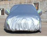 Universal Grey Car Cover with Reflectors Car cover Automotive Storage Covers