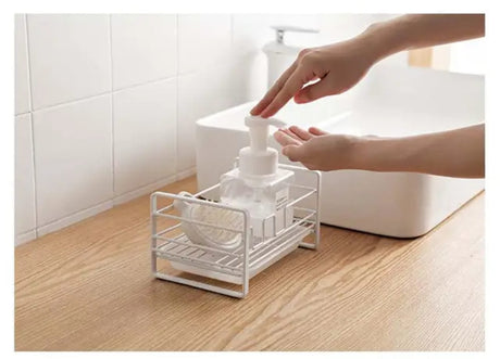 Wall Mounted Clothes and Socks Rack Space Saving Laundry Organizer.