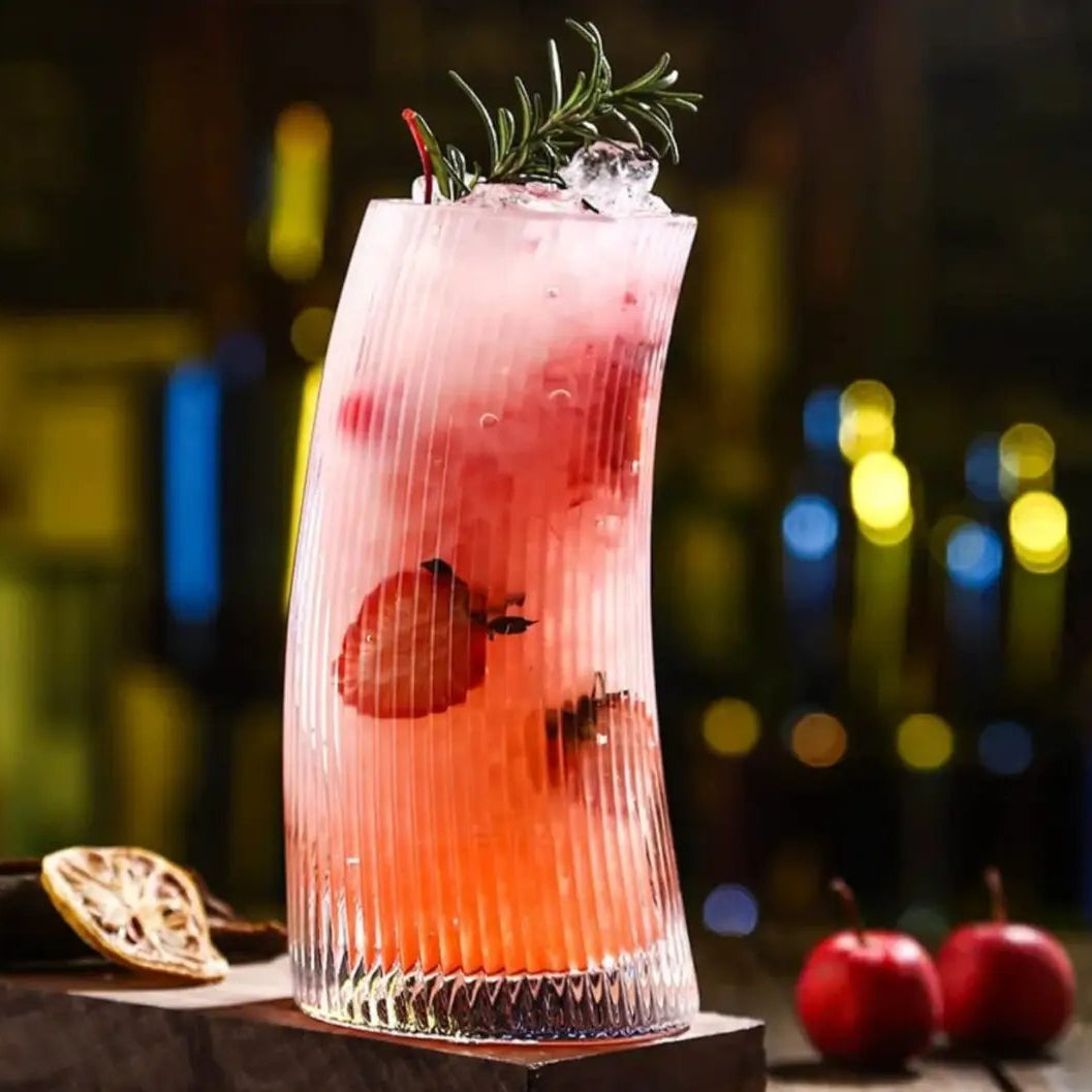 450ml Crescent Drinking Glass Drinkware Tumblers