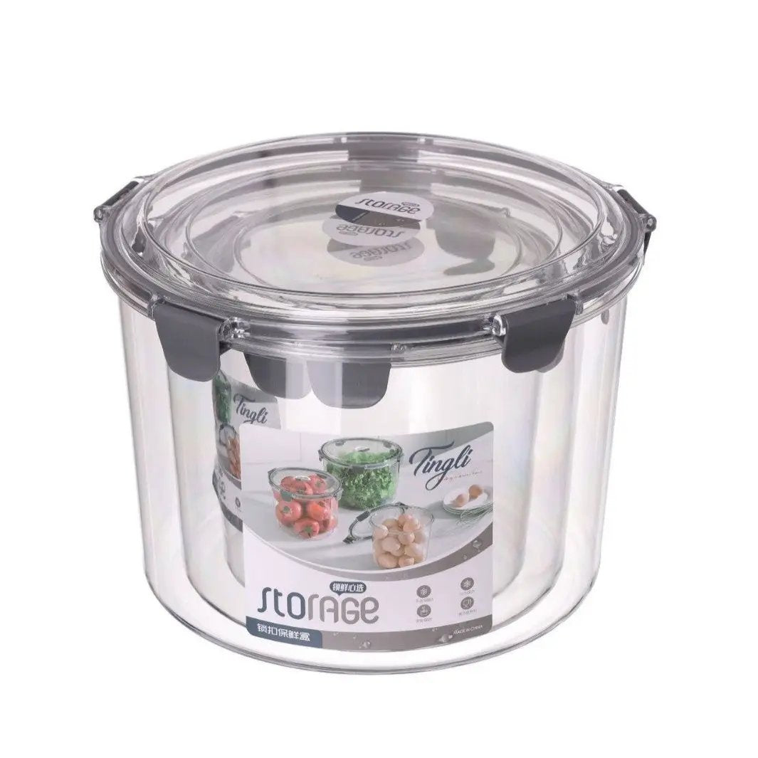 3 Pcs Large Acrylic BPA Free Storage Containers Food Storage Containers
