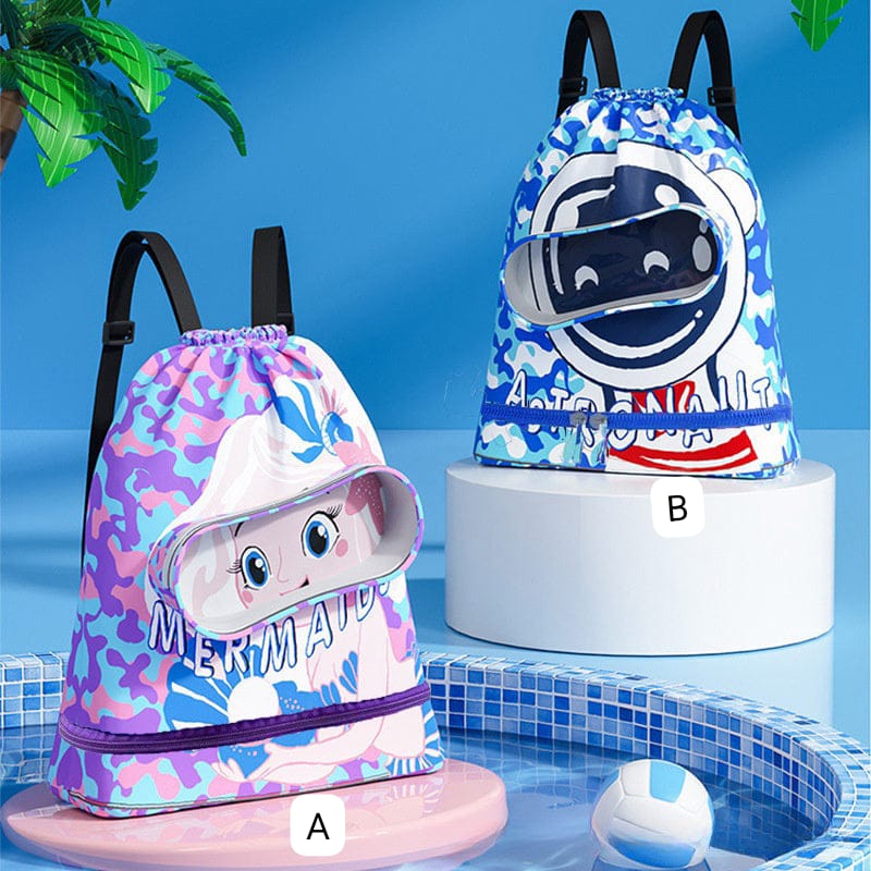 Kids Swimming Bag with Goggles Slot and Shoe Compartment- Furaha Finds Kenya