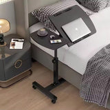 Adjustable Overbed Laptop Table with Wheels Rolling Multi-Purpose Bedside Desk- Furaha Finds Kenya