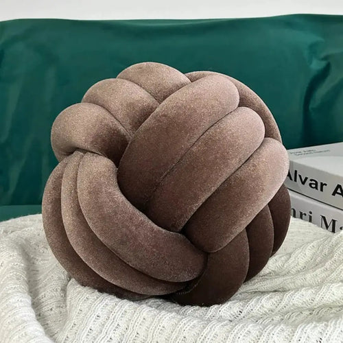 Soft Knot Ball Pillow Throw Pillows