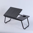 Adjustable Tilting Laptop Folding Table Stand Desk for Bed and Sofa with Foldable Legs.