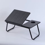 Adjustable Tilting Laptop Folding Table Stand Desk for Bed and Sofa with Foldable Legs.