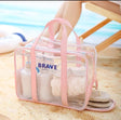 Clear Zip Tote Beach Bag Swim bag Tote Bags