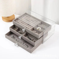 Acrylic Jewellery Storage & Display Box Jewelry Boxes