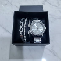 4 in 1 Infinity Watch Set – Elegant Ladies Set Jewelry Sets