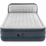INTEX Dura Beam Queen Airbed with Built In Electric Pump and Supportive Headboard 18 Inch Raised Design,152*236*86cm.- Furaha Finds Kenya