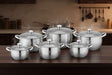 Edenberg 12pcs Stainless Steel Cookware Set Cookware Sets