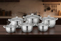 Edenberg 12pcs Stainless Steel Cookware Set Cookware Sets