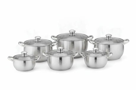 Edenberg 12pcs Stainless Steel Cookware Set Cookware Sets