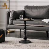 Retro Iron Pedestal Side Table Side table End Tables
