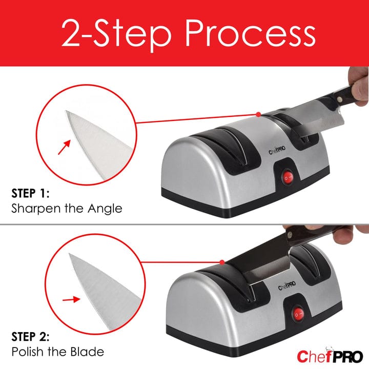 High Quality 4 Slot 2 Stage Electric Knife Sharpener Big Size