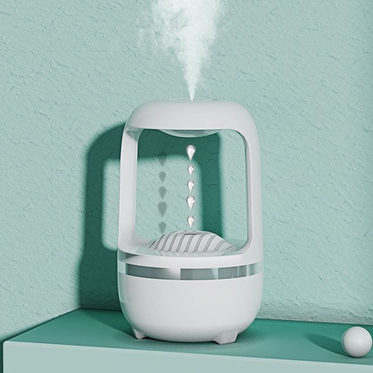 Anti-Gravity Water Droplets Humidifier with 500ml Capacity