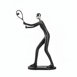 Tennis Sculpture Ceramic Figurine For Tennis Lovers Decor Decor