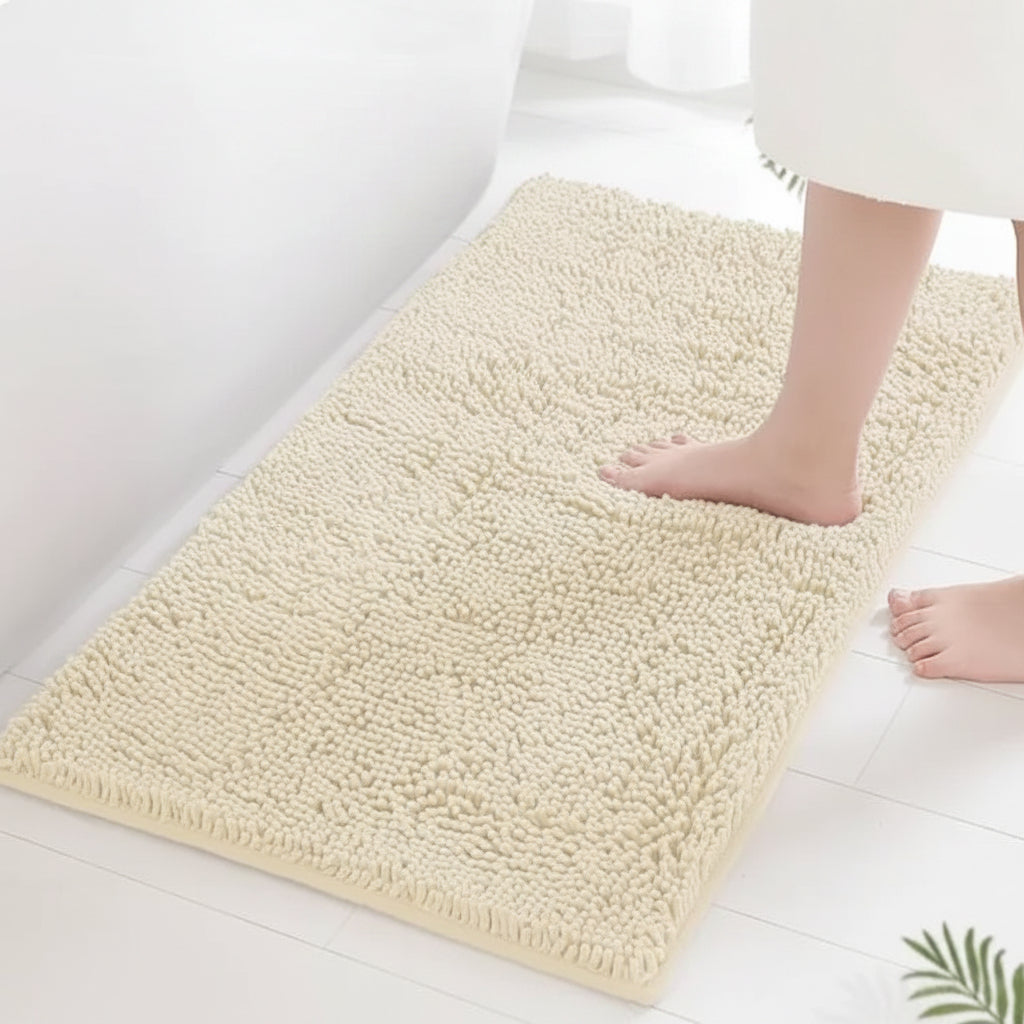 Chenille Bathroom Mat Bath Mats & Rugs