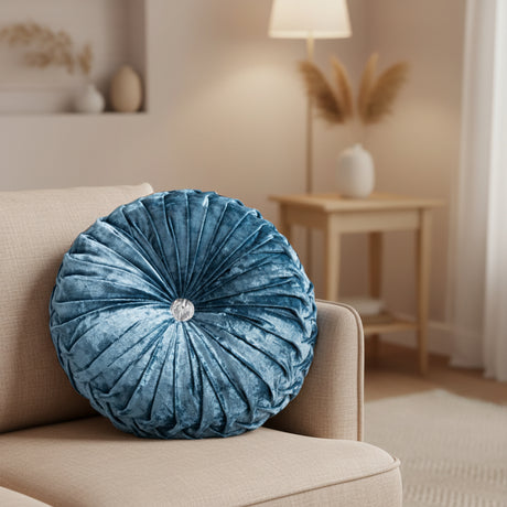 European Round Pumpkin Velvet Pillow Throw Pillows