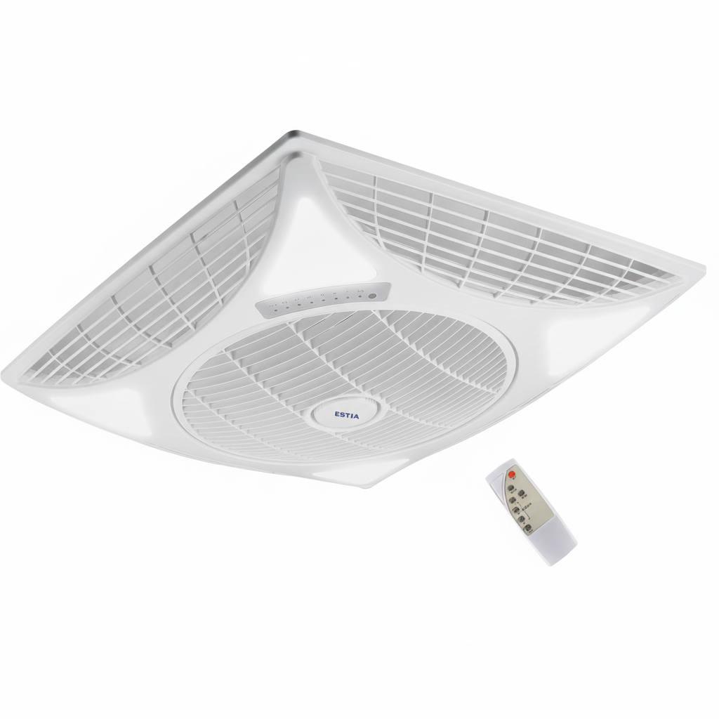 Estia Recessed Ceiling Louver Fan 60 × 60 cm