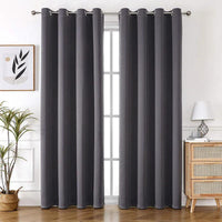 Luxury Textured High-Grade Curtains with Sheer Set Heavy Duty Fabric 100% Quality Curtains