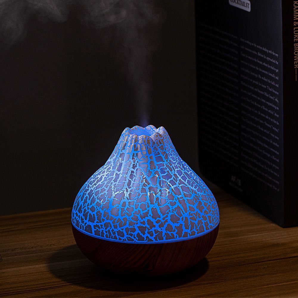 Volcano Aromatherapy Diffuser Humidifier 300ml with Remote Control & Color Gradient Ambient Light- Furaha Finds Kenya