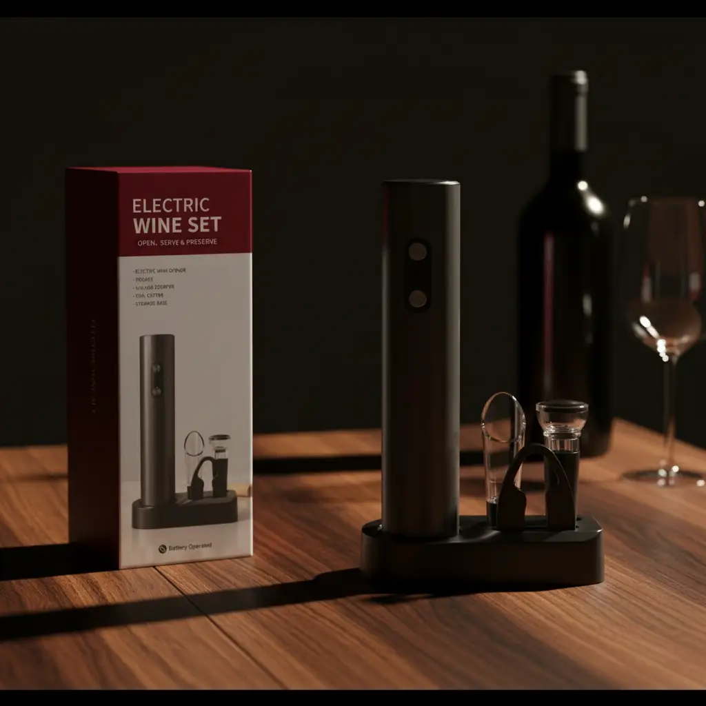 Electric Wine Opener Set Electric Corkscrews