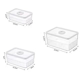3 Pc Acrylic Fridge Organizer Set Fridge organizer Kitchen Organizers