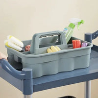 Cleaning Utility Caddy Multi Compartment Organizer with Handle 38.5×27.5×18cm Caddy