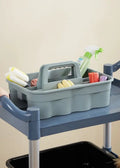 Cleaning Utility Caddy Multi Compartment Organizer with Handle 38.5×27.5×18cm Caddy