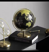 Rotating Globe World Map – Decorative Atlas in Multiple Sizes