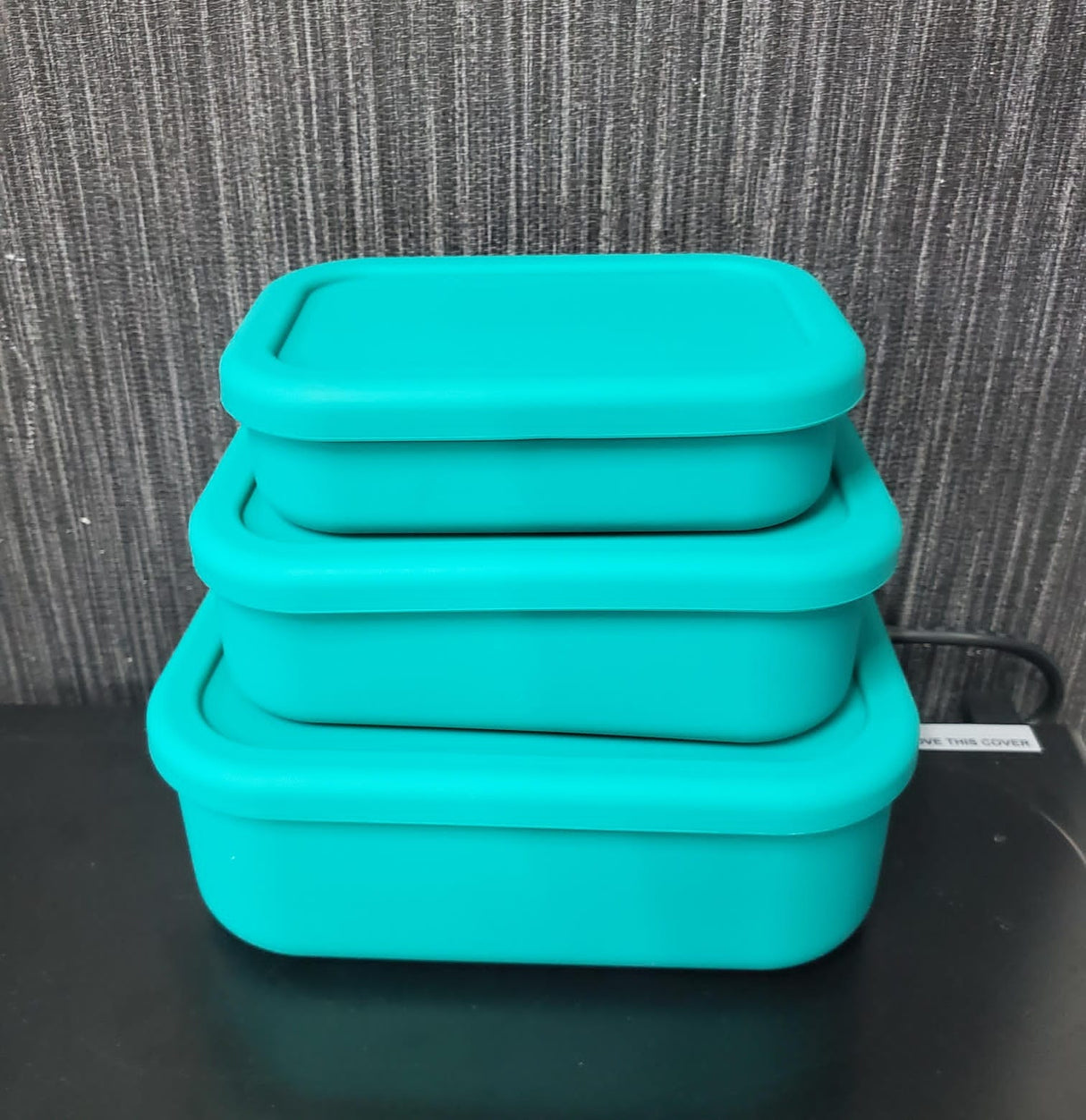 Leak Proof Food Grade Silicone Lunch Box Set 3pcs