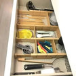 Bamboo Drawer Dividers Set Of 4 Expandable For Kitchens Home & Organization Flatware Trays