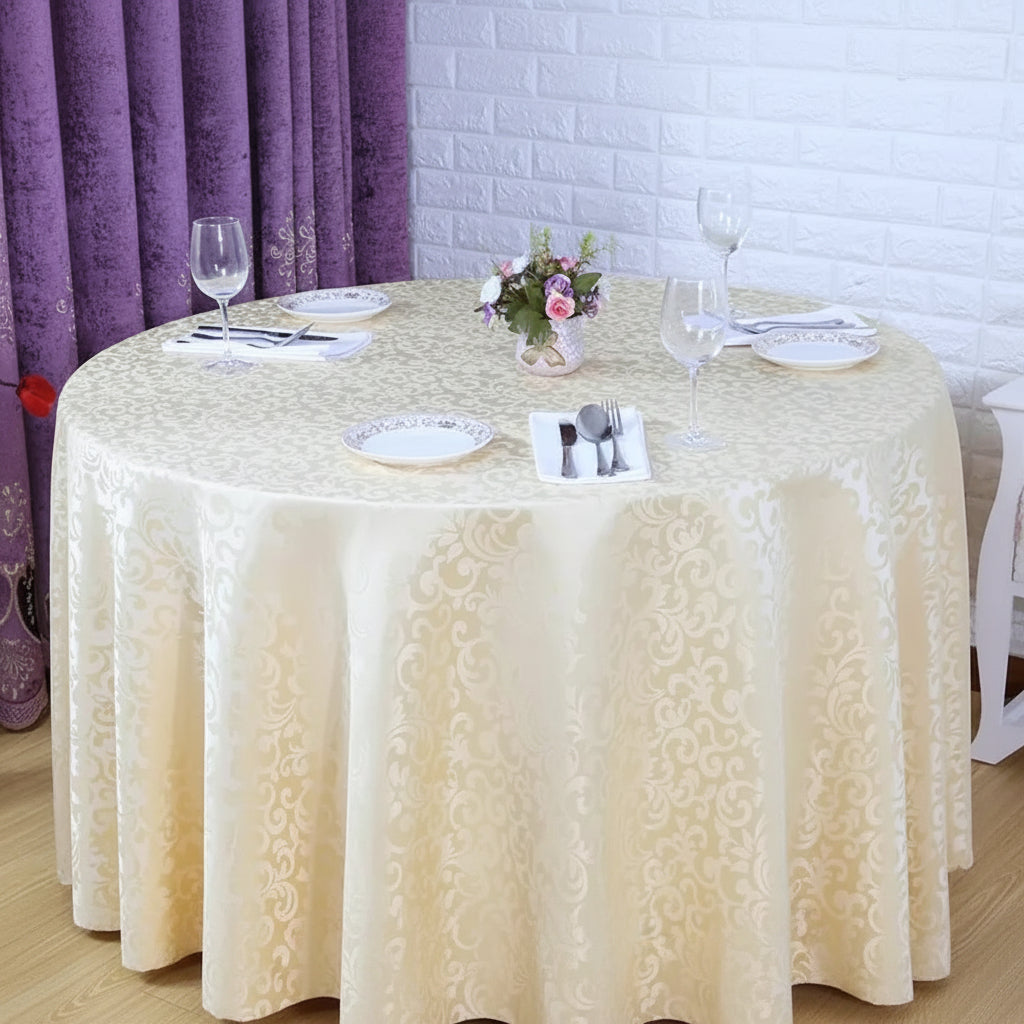 180cm Round Jacquard Tablecloth Tablecloth Tablecloths