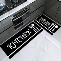 Big Size 2pc Kitchen Mats with Super Anti-Slip Rubber Bottom Kitchen mat Rugs